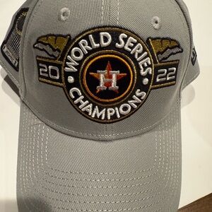 Houston Astros World Series Champions 2022 Gray Cap